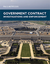 Government Contract Investigations & Enforcement brochure cover