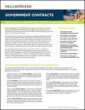 Government Contracts brochure