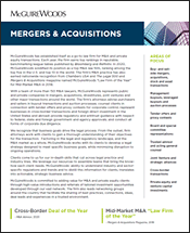 image of M&A practice brochure