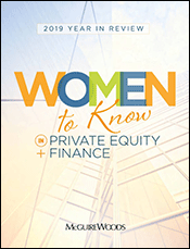 2019 Year in Review: Women to Know in Private Equity & Finance